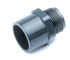 Adaptador M de doble medida de PVC desde 25-20 x ½” hasta 125-110 x 4” Gran cantidad de medidas. Consultar.