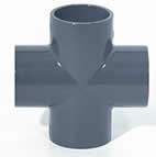 Cruz PVC  desde 25 mm  x 110 mm